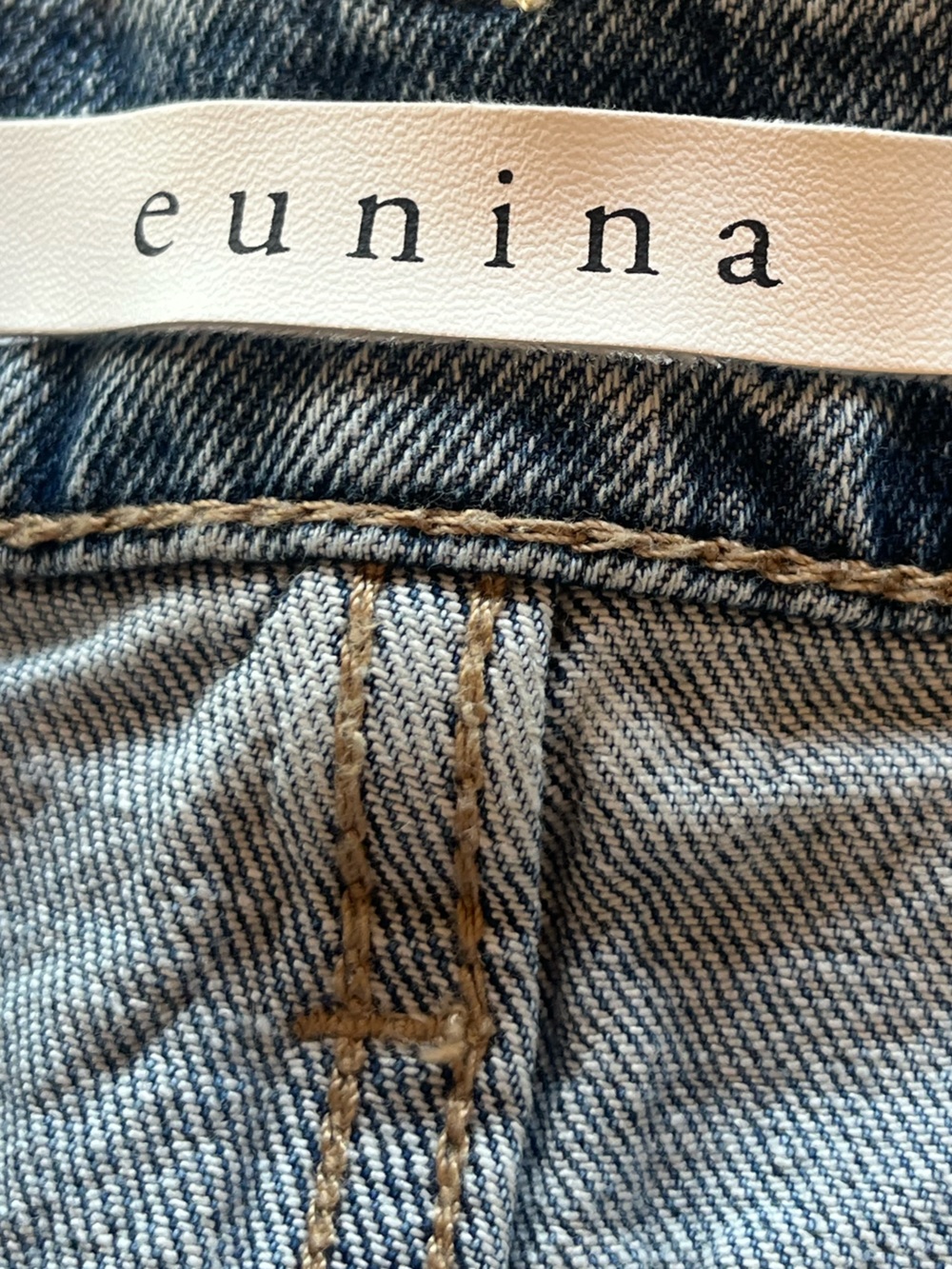 Eunina Super High Rise Dad Jeans NWT Size 13 - Picture 7 of 10